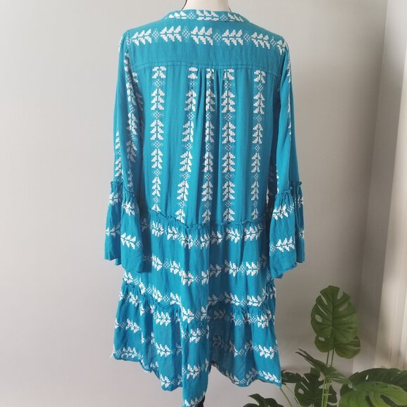 Elan Grecian cover-up dress S - Picture 2 of 9